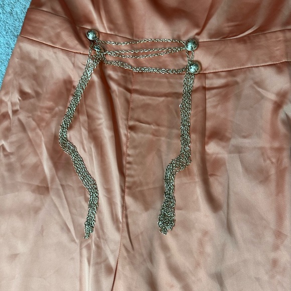 NWT FASHION NOVA SATIN JUMPSUIT LARGE - Picture 9 of 12